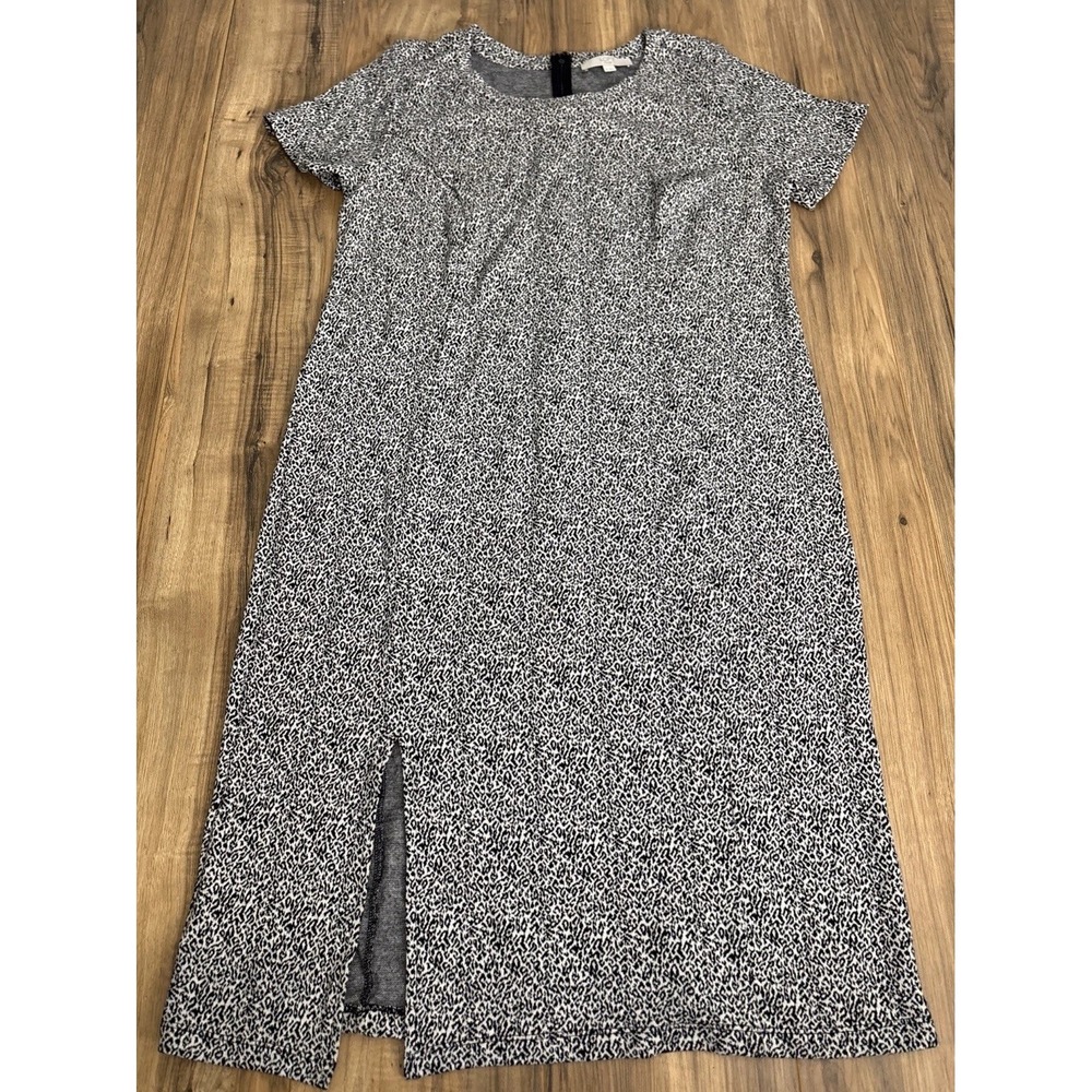Loft Plus Women's Dress Size 16‎ Cheetah Print  Knee Length Short Sleeve